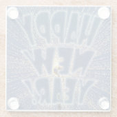 年明け ガラスコースター (裏面)