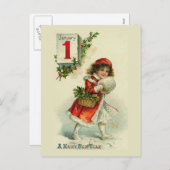 「年明け」グリーティングカード シーズンポストカード (正面/裏面)