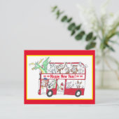 年明中国のけバス – Year of the Tigerポストカード ポストカード (スタンド正面)