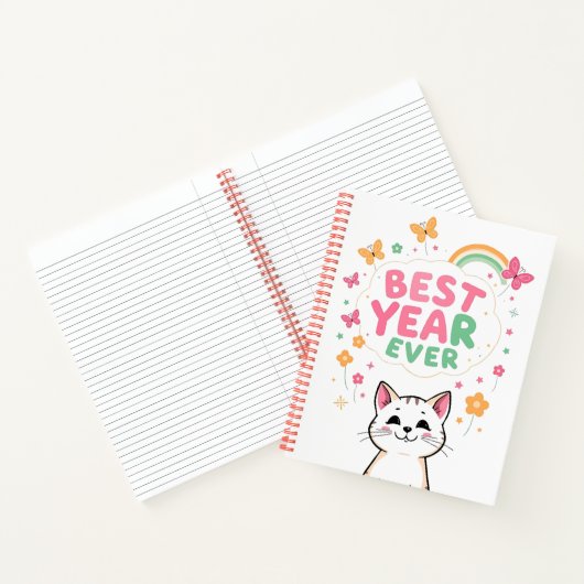 年最高のを越えた喜びと高揚のデザイン ノートブック (内部)