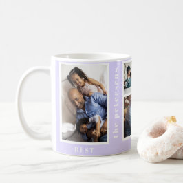 年最高の前シンプル年の家族の写真コラージュ コーヒーマグカップ