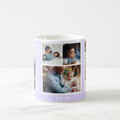 年最高の前シンプル年の家族の写真コラージュ コーヒーマグカップ (中央)