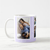 年最高の前シンプル年の家族の写真コラージュ コーヒーマグカップ (左)