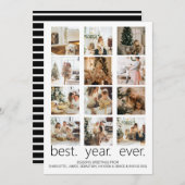 年最高の間の写真クリスマスパーソナライズされた シーズンカード (正面/裏面)