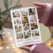 年最高の間の写真クリスマスパーソナライズされた シーズンカード