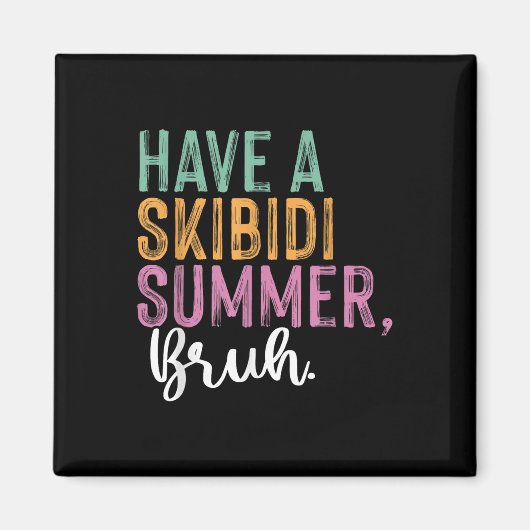 年末の先生最終日はSkibidi Suがある マグネット (正面)
