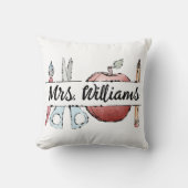 年末の先生評価Apple Doodle クッション (正面)