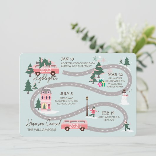 年末ハイライトヴァンライフクリスマスロードマップ シーズンカード (スタンド正面)