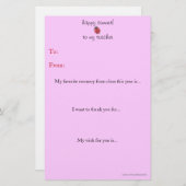 年末先生のご案内 便箋 (正面/裏面)