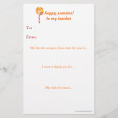 年末先生感謝状 (正面)