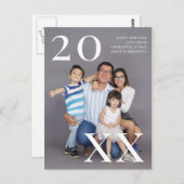 年末写パーソナライズされた真(はがき戻し) ポストカード (正面/裏面)