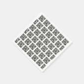 年末年始お祝いQRコード スタンダードカクテルナプキン (角)