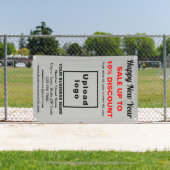 年末年始のグレーバナーの販売 横断幕 (インサイチュ)