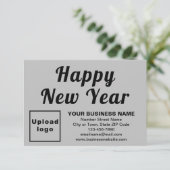 年末年始のスモールグレーフラットカード (スタンド正面)