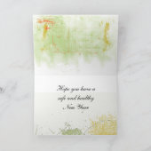 年末年始のフォトカード シーズンカード (内部)