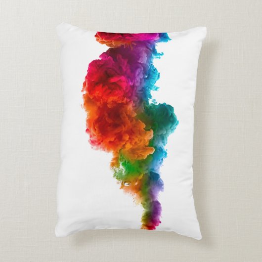 年末年始のブラシ仕上げポリエステル アクセントクッション (裏面(縦))