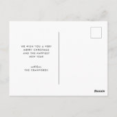 年末年始のレビューのクリスマスポストカード ポストカード (裏面)