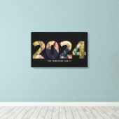 年末年始の写真のアップロード番号2024 キャンバスプリント (インサイチュ (ウッドフロア))