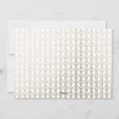 年末年始の写真エレガントアールデコタイポグラフィモダン シーズンカード (裏面)