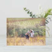 年末年始の写真タイポグラフィ シーズンカード (スタンド正面)