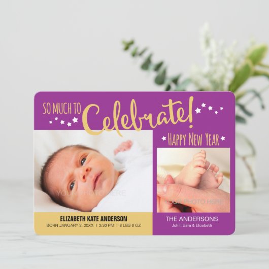 年末年始の写真ベビーガール発表 シーズンカード (スタンド正面)