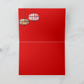 年末年始の家族中国の挨拶の写真の追加 シーズンカード (内部)