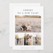 年末年始の応援写真ポストカード シーズンカード (正面/裏面)