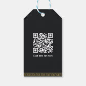 年末年始の業務評モダン価応援 ギフトタグ (裏面)