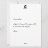 年末年始の解決ホワイトカレンダーカード シーズンカード (裏面)