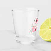 年末年始の赤い文字 ショットグラス (左)