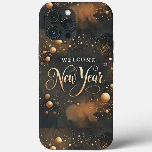 年末年始の電話ケース Case-Mate iPhoneケース (裏面)