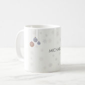年末年始の飾り コーヒーマグカップ (正面左)