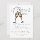 年末年始への応援 招待状 (正面)