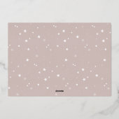 年末年始グリッド |写真モダンコラージュ 箔シーズンカード (裏面)