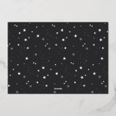 年末年始グリッド |写真モダンコラージュ 箔シーズンカード (裏面)