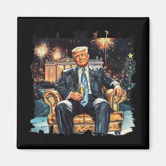 年末年始トランプ2025 2 マグネット (正面)