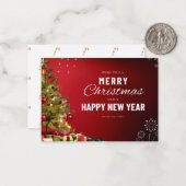 年末年始フラットノートカード ノートカード (正面/裏面インサイチュ)