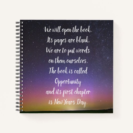 年末年始仕訳帳 ノートブック (正面)