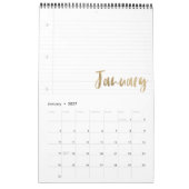 年末年始最高のの挨拶 |折れ線のノート カレンダー (1月 2027)