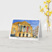 年末年始者ホール折りグリーティングカード カード (黄色い花)