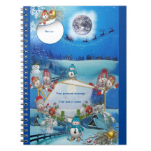 年末年始2023 winter card Notebook