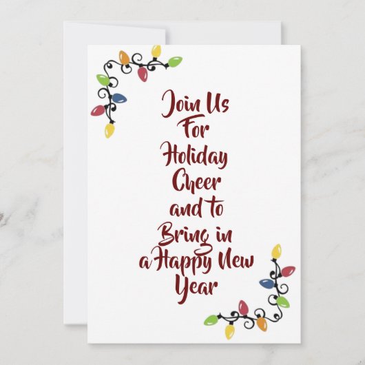 年末年始***招待状*** 招待状 (正面)