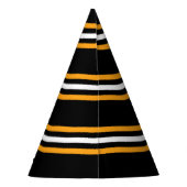 年末年始（黒と黄） パーティーハット (裏面)