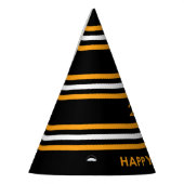 年末年始（黒と黄） パーティーハット (左)