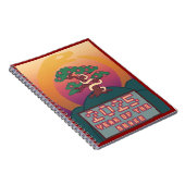 年末年始： 2025年のヘビ ノートブック (右側)