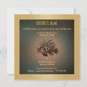 "年末" エレガントフィッシング 海産魚 招待状 (裏面)