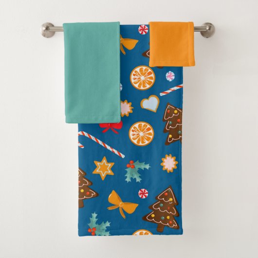 年柄のタオル。 バスタオルセット (インサイチュ)