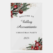 年次クリスマスパーティーアクリルのサイン アクリルサイン (正面)