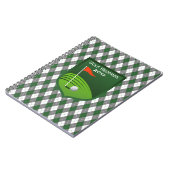 年次ゴルフはノートを記録します ノートブック (左側)