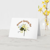 年次スペリングコンテスト カード (黄色い花)